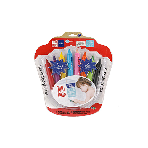 What is the principle of washable crayons
